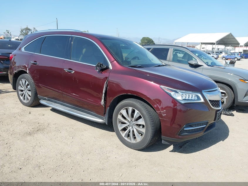 Vin: 5fryd3h44gb009147, lot: 45611428, acura mdx technology   acurawatch plus packages/technology package 2016 img_1