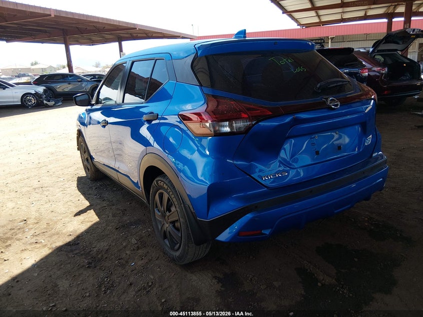 VIN 3N1CP5BVXML555242 2021 NISSAN KICKS S XTRONIC CVT