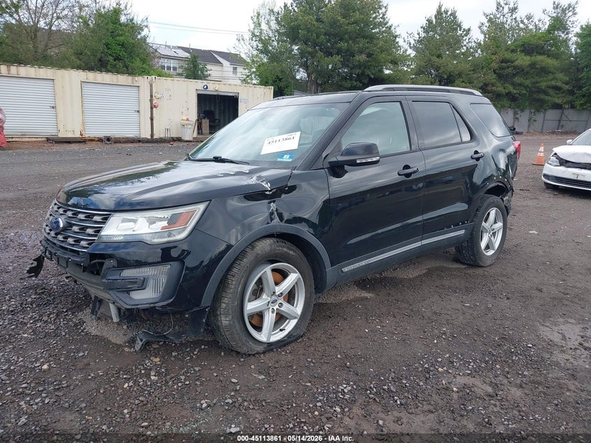 Vin: 1fm5k8d84hge18252, lot: 45611445, ford explorer xlt 20172