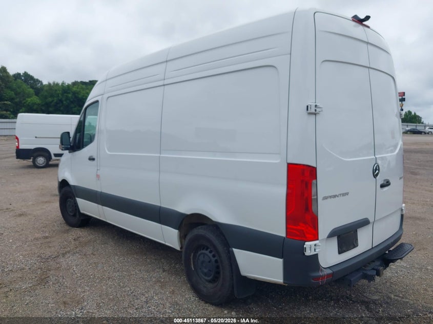 Vin: w1y4kbhy9st203967, lot: 45611451, mercedes-benz sprinter 2500 standard roof 4-cyl diesel 20253