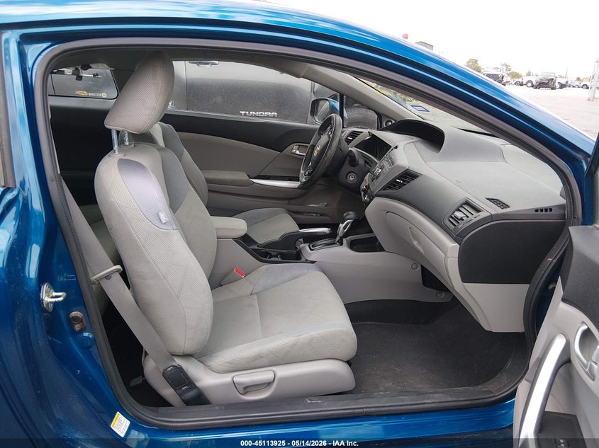 2012 Honda Civic 1.8 Ex blue Lot 111045113925 Vin 2HGFG3B85CH547020