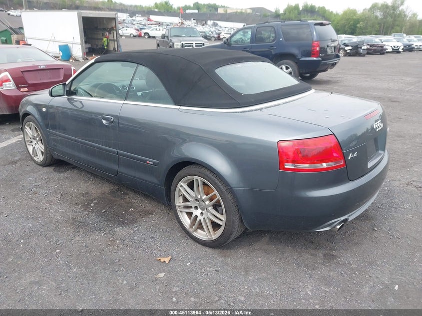 2009 Audi A4 2.0 2.0t Special Edition Grey Lot 111045113964 Vin WAUDF48H09K009569