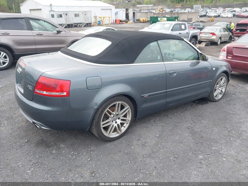 2009 Audi A4 2.0 2.0t Special Edition Grey Lot 111045113964 Vin WAUDF48H09K009569