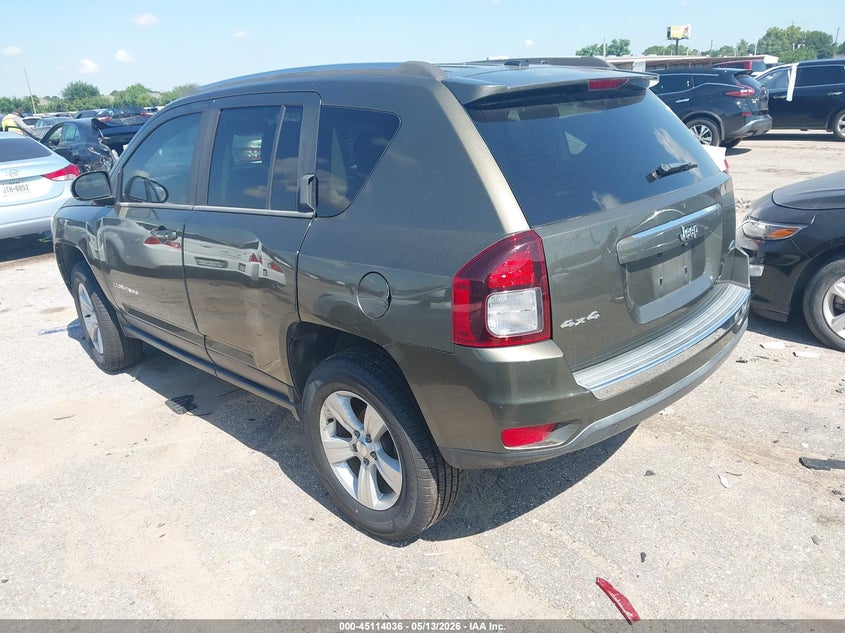 Vin: 1c4njdeb3fd271110, lot: 45611620, jeep compass high altitude edition 20153