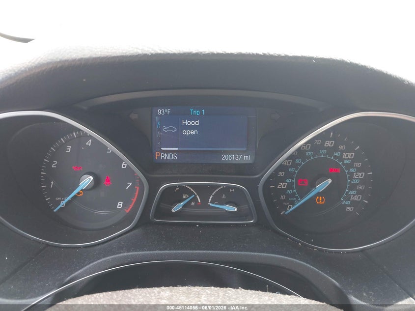 2012 FORD FOCUS SEDAN 2.0L I-4 DI, DOHC, VVT, 159HP