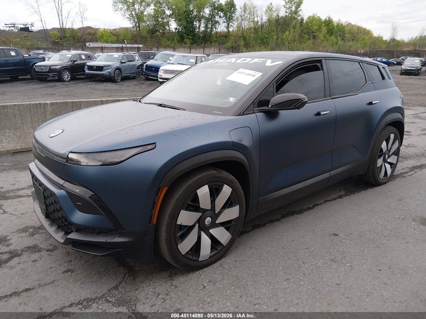 Vin: vcf1zbu24pg005611, lot: 45611681, fisker ocean one 20232
