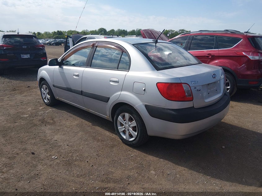 2009 Kia Rio 1.6 Lx grey Lot 111045114186 Vin KNADE223096569623
