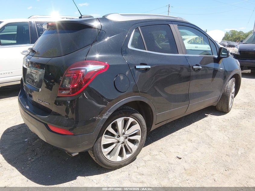 Vin: kl4cjasb8jb719253, lot: 45611788, buick encore preferred 20184