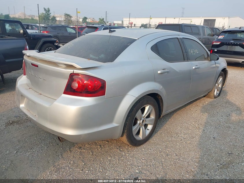 Vin: 1c3cdzab3cn126239, lot: 45611896, dodge avenger se 20124