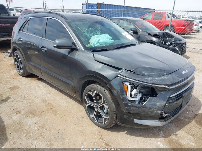 Vin: kndcr3le8p5049665, lot: 45611932, kia niro ex touring 2023 img_1