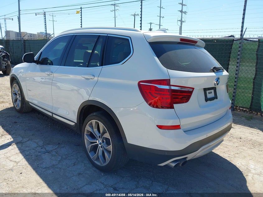 Vin: 5uxwz7c36h0v92707, lot: 45611940, bmw x3 sdrive28i 20173