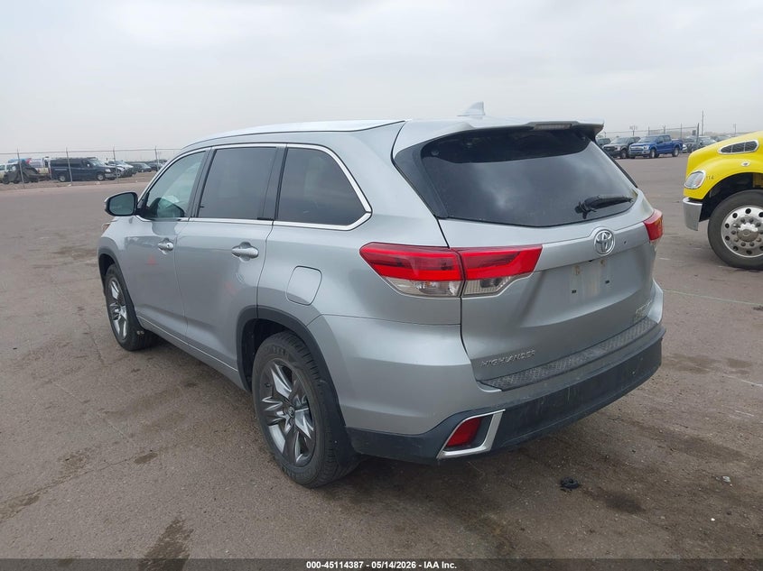 Vin: 5tddzrfh8hs391738, lot: 45611971, toyota highlander limited platinum 20173
