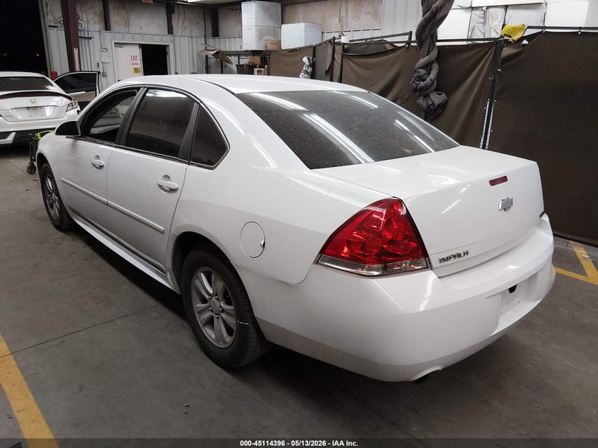Vin: 2g1wf5e39d1240045, lot: 45611980, chevrolet impala ls 20133