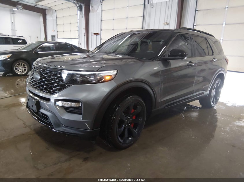 Vin: 1fmsk8kh0pgb22875, lot: 45612065, ford explorer st-line 20232