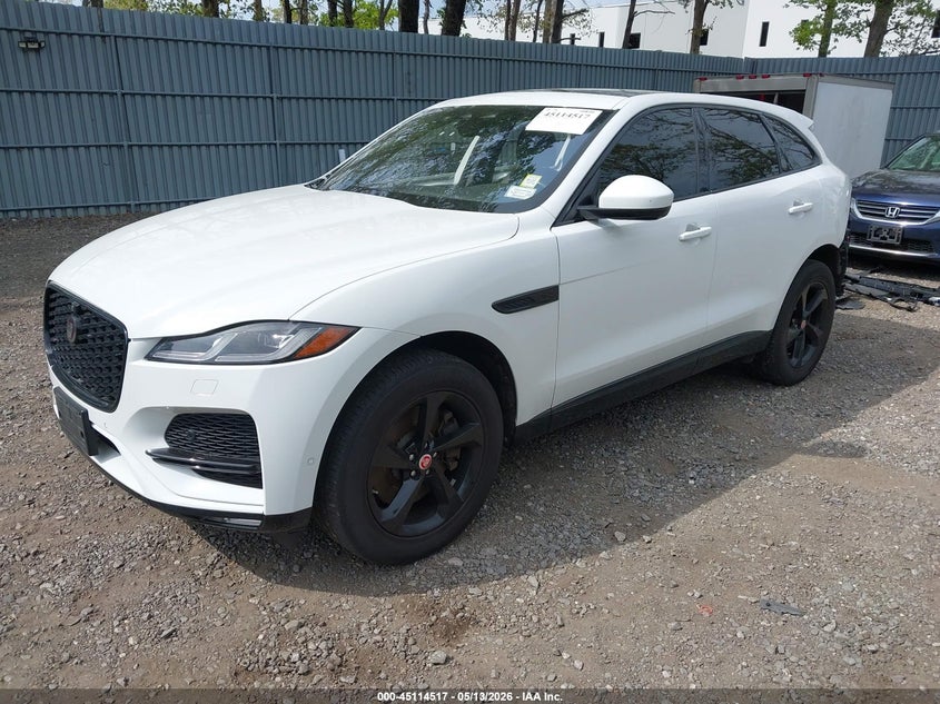 Vin: sadcj2eu5ma675266, lot: 45612101, jaguar f-pace s p340 awd automatic 20212