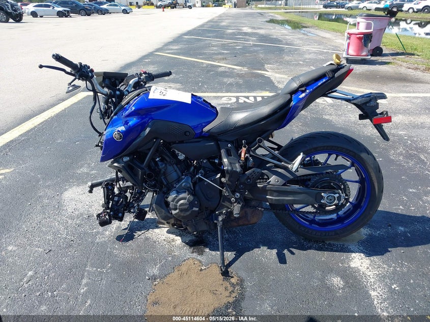 2024 Yamaha Mt07 VIN: JYARM32E4RA010961 Lot: 45114604