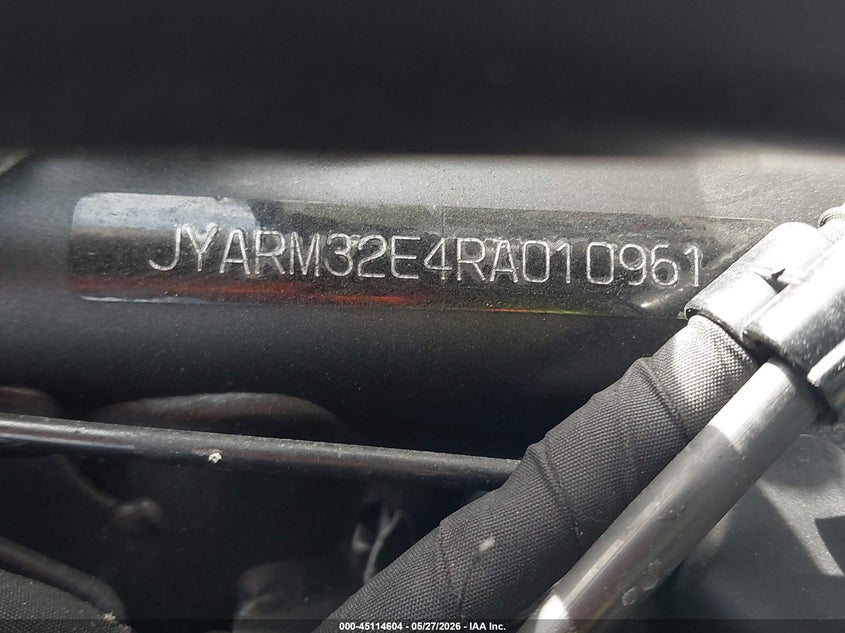 2024 Yamaha Mt07 VIN: JYARM32E4RA010961 Lot: 45114604