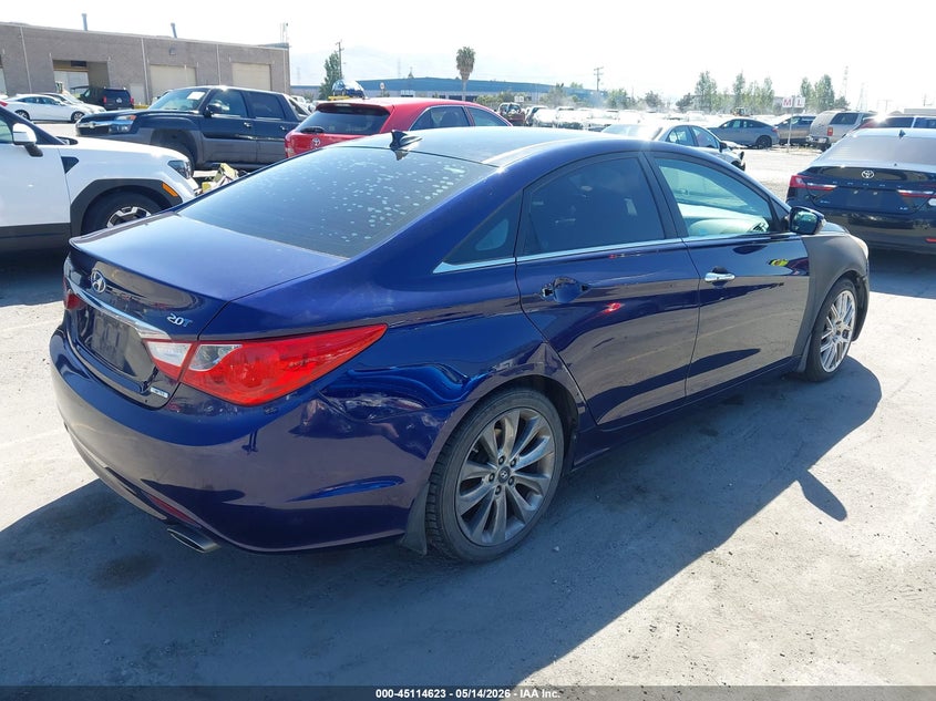 5NPEC4AB8CH373993 2012 Hyundai Sonata 2.0 Limited 2.0t Blue
