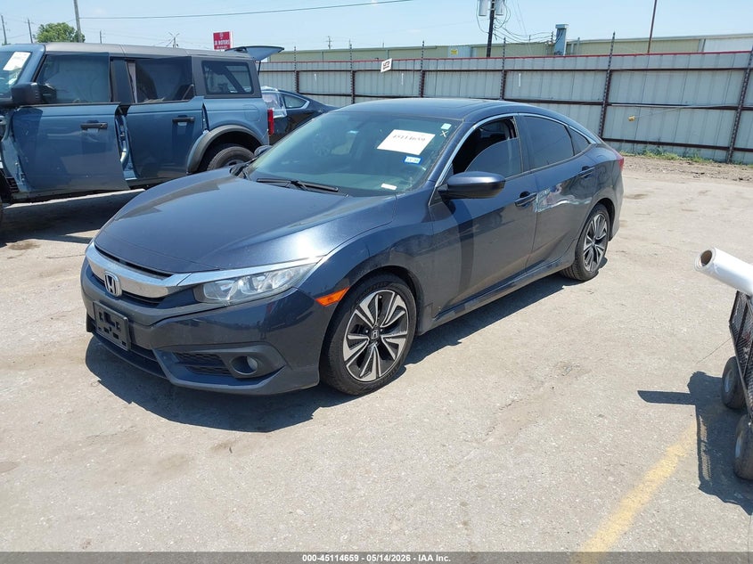 2017 Honda Civic Ex-L 19XFC1F71HE021664 photo 1
