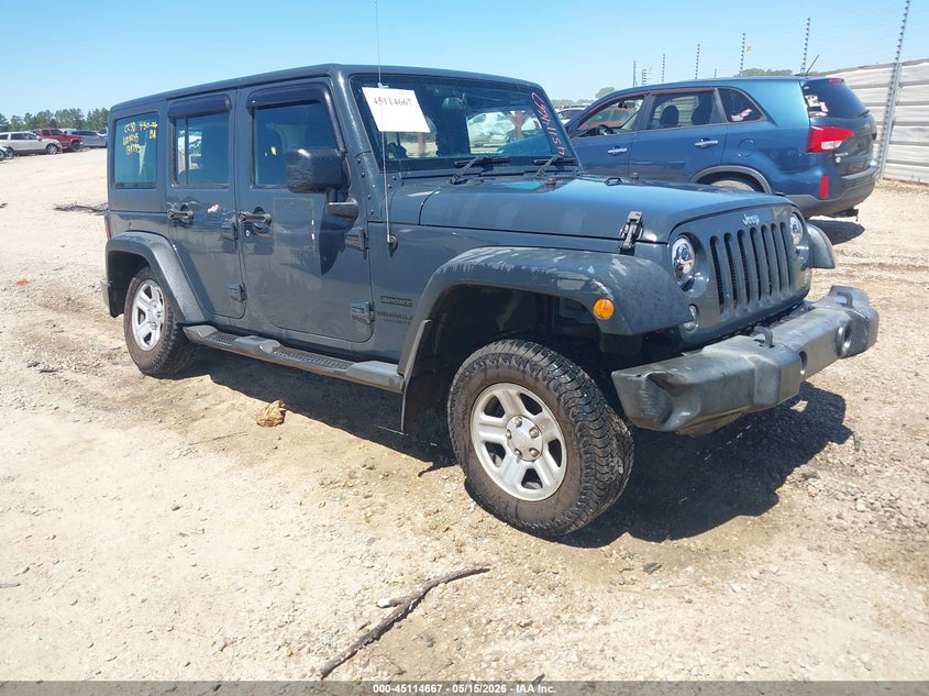 2016 Jeep Wrangler Unlimited Sport Rhd 1C4BJWKG6GL312402 photo 1