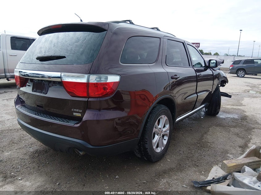 Vin: 1c4rdjdg2cc322070, lot: 45612264, dodge durango crew 20124