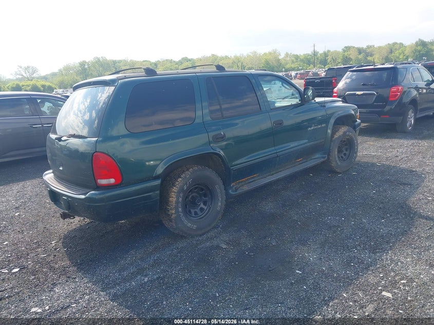 2000 DODGE DURANGO SPORT UTILITY VEHICLE 4.7L V-8 235HP
