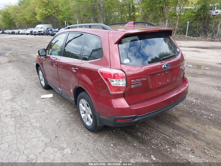 Vin: jf2sjarc2gh535157, lot: 45612372, subaru forester 2.5i limited 20163
