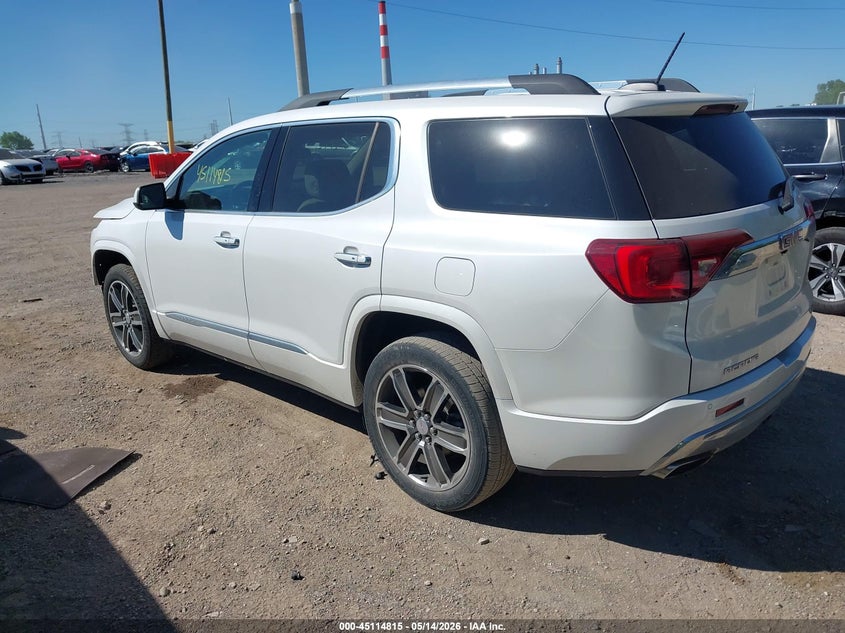 Vin: 1gkknxls5hz148544, lot: 45612399, gmc acadia denali 20173