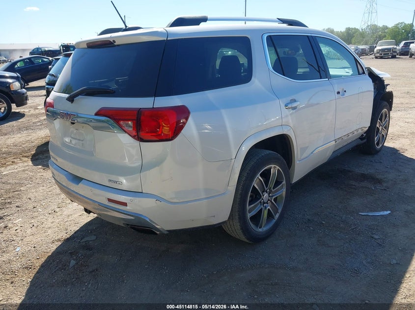 Vin: 1gkknxls5hz148544, lot: 45612399, gmc acadia denali 20174