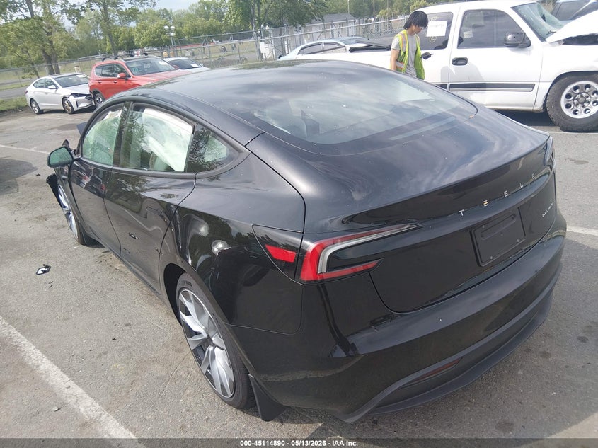 Vin: 5yj3e1eb5sf065056, lot: 45612474, tesla model 3 long range all-wheel drive 20253