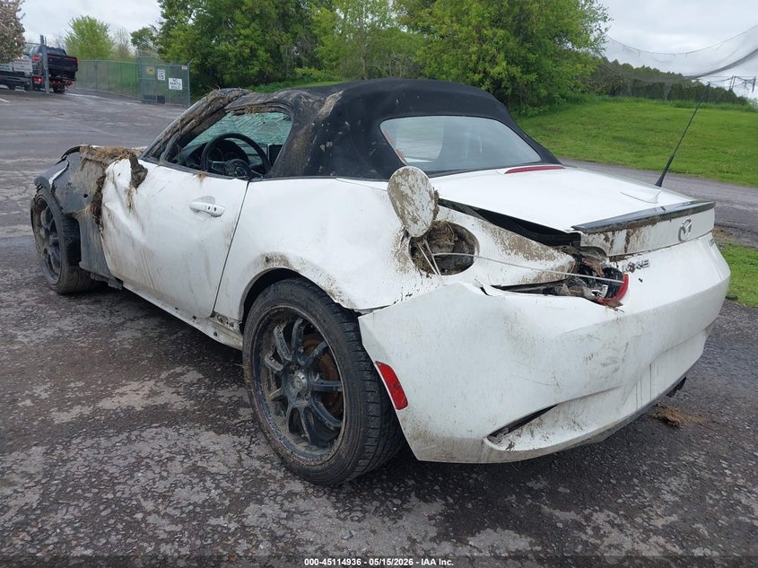 Vin: jm1ndac73g0114318, lot: 45612520, mazda mx-5 miata club 20163
