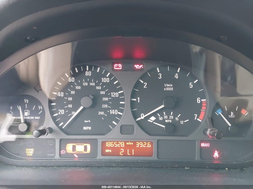 2001 BMW 325I VIN: WBAAW33461EN80052 Lot: 45114944
