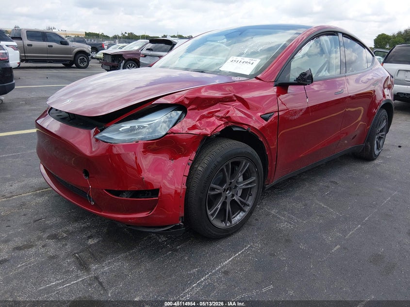 Vin: 7saygded1sa349206, lot: 45612538, tesla model y long range dual motor rear-wheel drive 20252