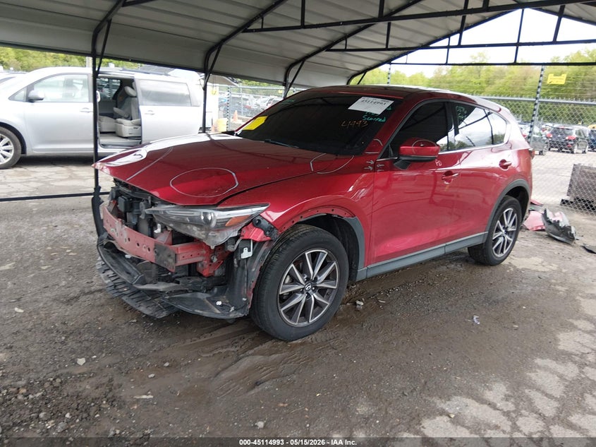 Vin: jm3kfbdm6j0436487, lot: 45612577, mazda cx-5 grand touring 20182