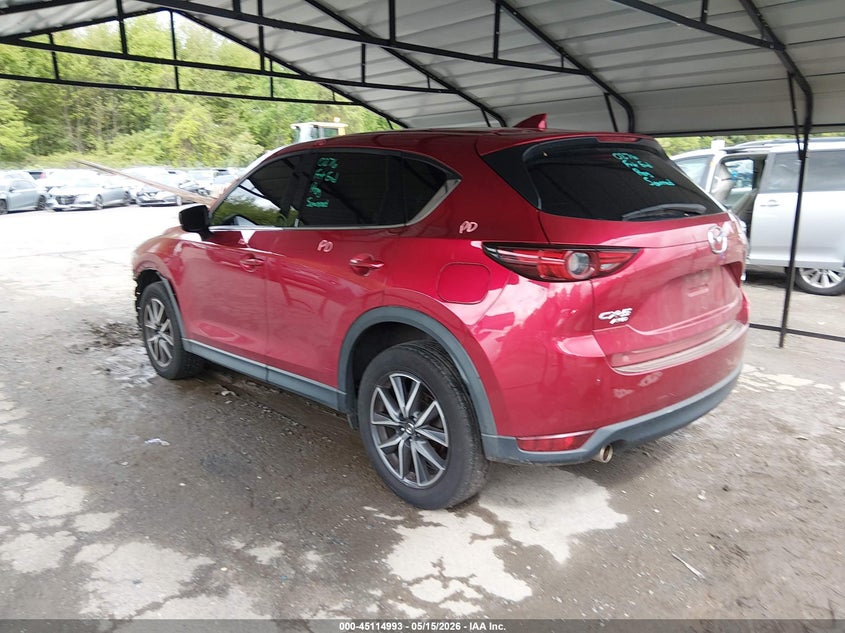 Vin: jm3kfbdm6j0436487, lot: 45612577, mazda cx-5 grand touring 20183