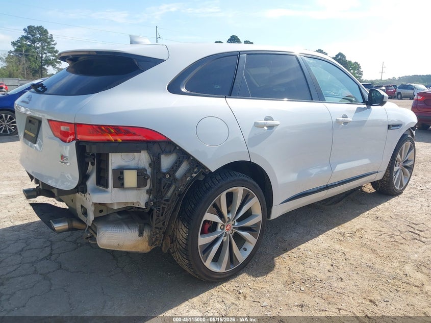 Vin: sadcm2bv0ha076253, lot: 45612584, jaguar f-pace s 20174