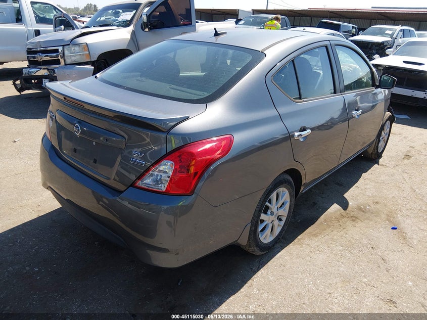 Vin: 3n1cn7ap7hl852513, lot: 45612614, nissan versa 1.6 sv 20174