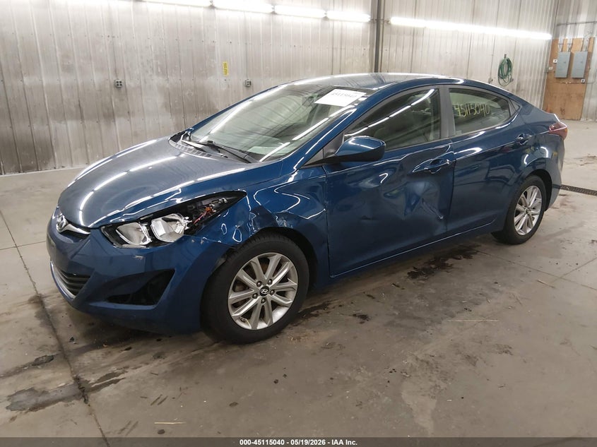 2014 Hyundai Elantra Se KMHDH4AE3EU181764 photo 1