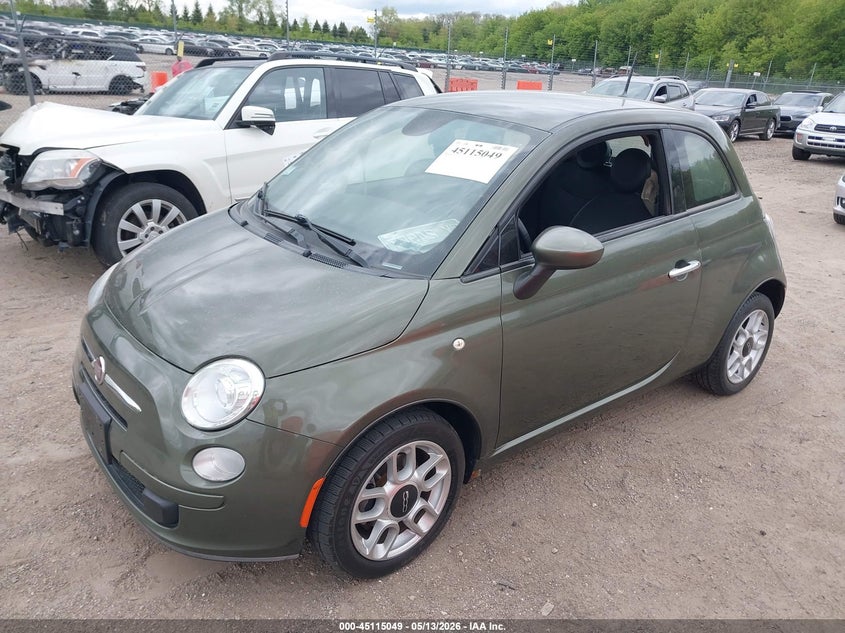 Vin: 3c3cffarxet165239, lot: 45612633, fiat 500 pop 20142