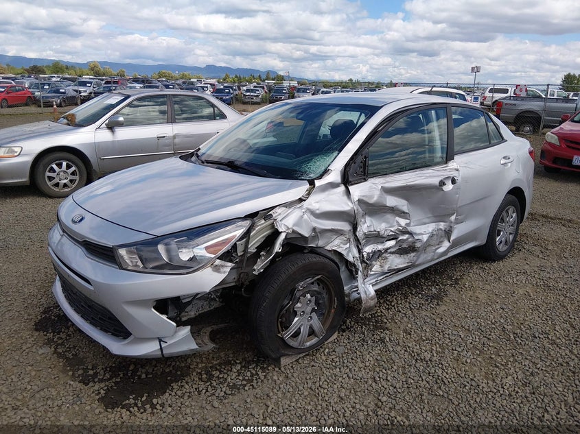 Vin: 3kpa24ad0me386245, lot: 45612673, kia rio s 20212