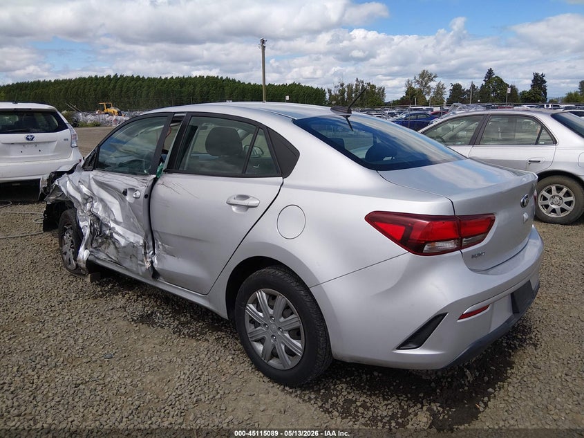 Vin: 3kpa24ad0me386245, lot: 45612673, kia rio s 20213