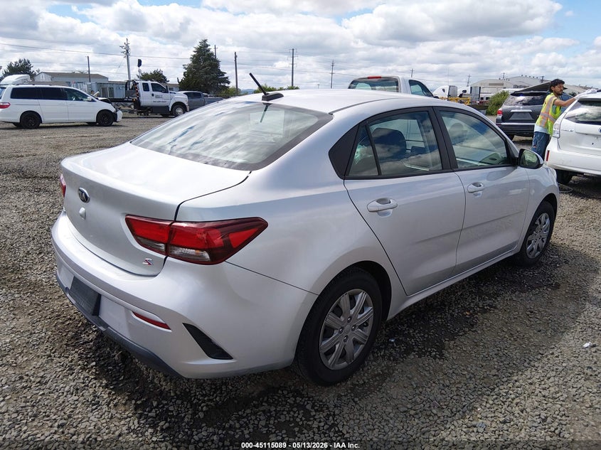 Vin: 3kpa24ad0me386245, lot: 45612673, kia rio s 20214