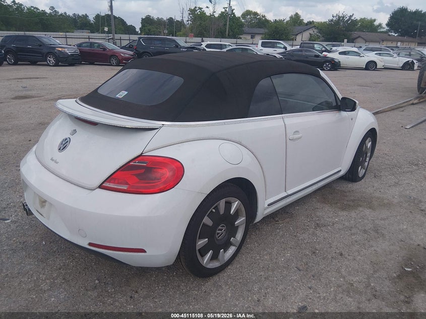 Vin: 3vw507at5gm802023, lot: 45612692, volkswagen beetle 1.8t sel 20164