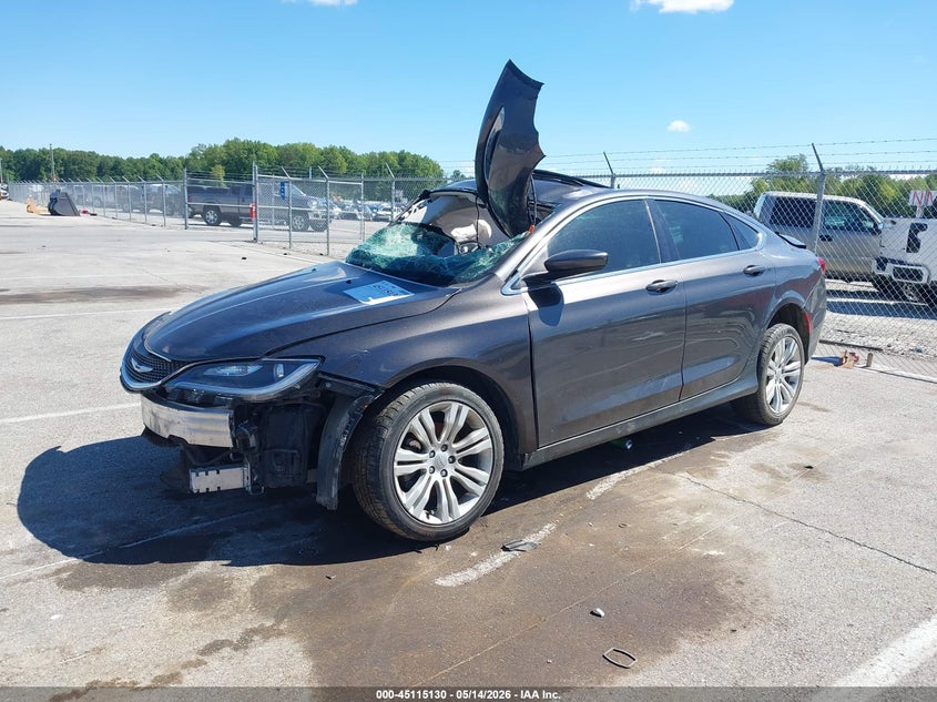 Vin: 1c3cccab8fn656033, lot: 45612714, chrysler 200 limited 20152