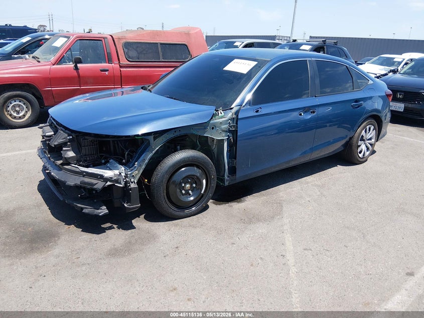 2026 Honda Civic Lx 2HGFE2F21TH504705 photo 1