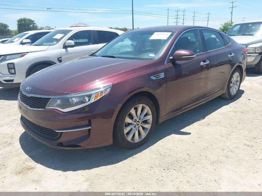 Vin: 5xxgt4l39hg148287, lot: 45612725, kia optima lx 20172