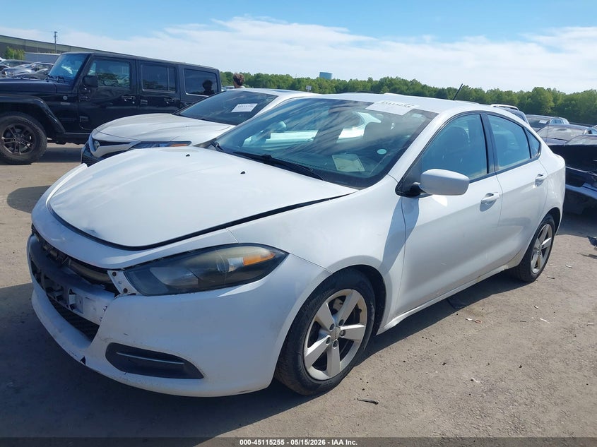 Vin: 1c3cdfbb6fd345106, lot: 45612839, dodge dart sxt 20152