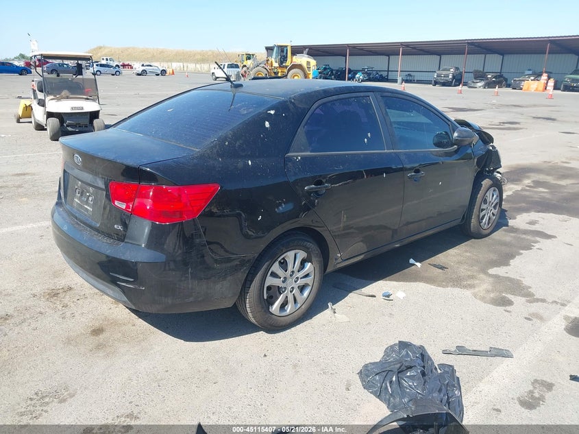 Vin: knafu4a25c5612785, lot: 45612991, kia forte ex 20124