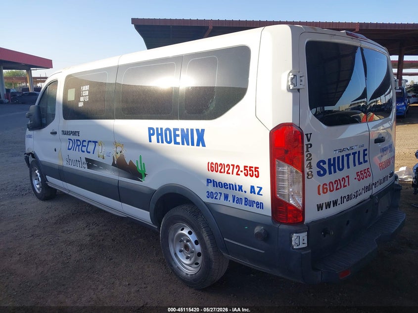 Vin: 1fbzx2ym6hka73500, lot: 45613004, ford transit-350 xl 20173