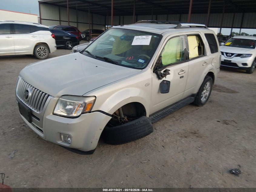 2009 MERCURY MARINER SPORT UTILITY VEHICLE 3.0L V-6 DOHC, VVT, 240HP